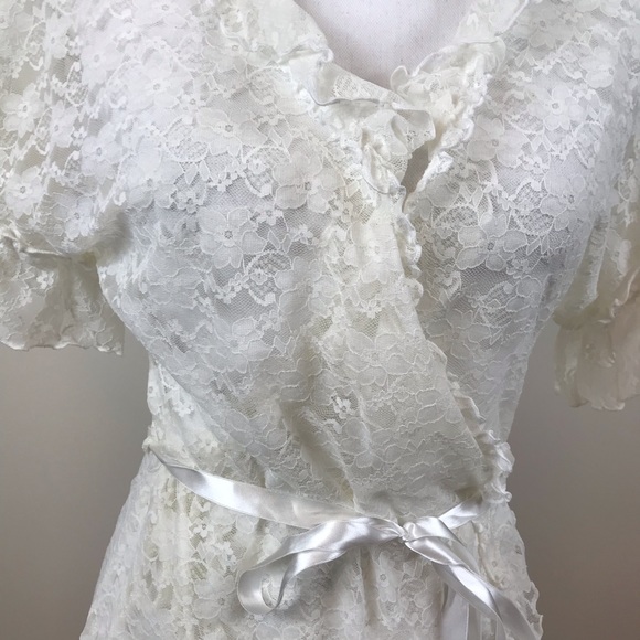 NWOT Retro In Bloom Jonquil Lace Wrap size small - Picture 6 of 9